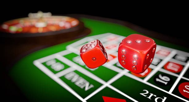 Hi Lo Game concept on 9 bd with cards and mobile entertainment mood